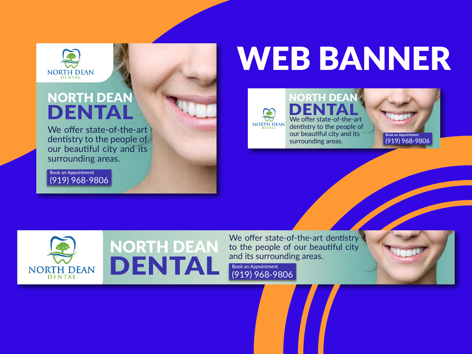 Different sizes web banner design by Md Saruf Hossain on Dribbble