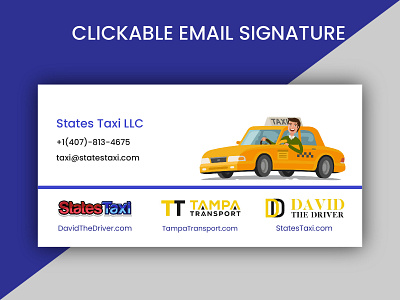 Professional Clickable Email Signature Design banner ads banner design clickable email signature email design email signature mail template outlook signature signature design