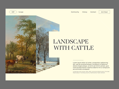 D3P Website Concept animation branding concept design graphic design landing page web design