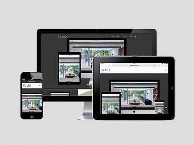 Masa Inaba website graphic design portfolio responsive website