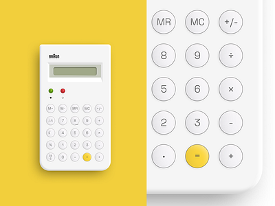 Braun Calculator - daily UI #3