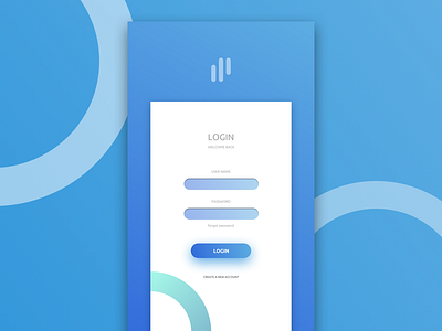 Login Page sketch uiux