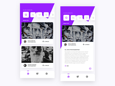 Creatives For Hire clean design design dribbble ios app iphone x sketch ui uiux ux