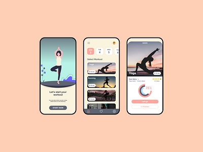 Workout mobile app