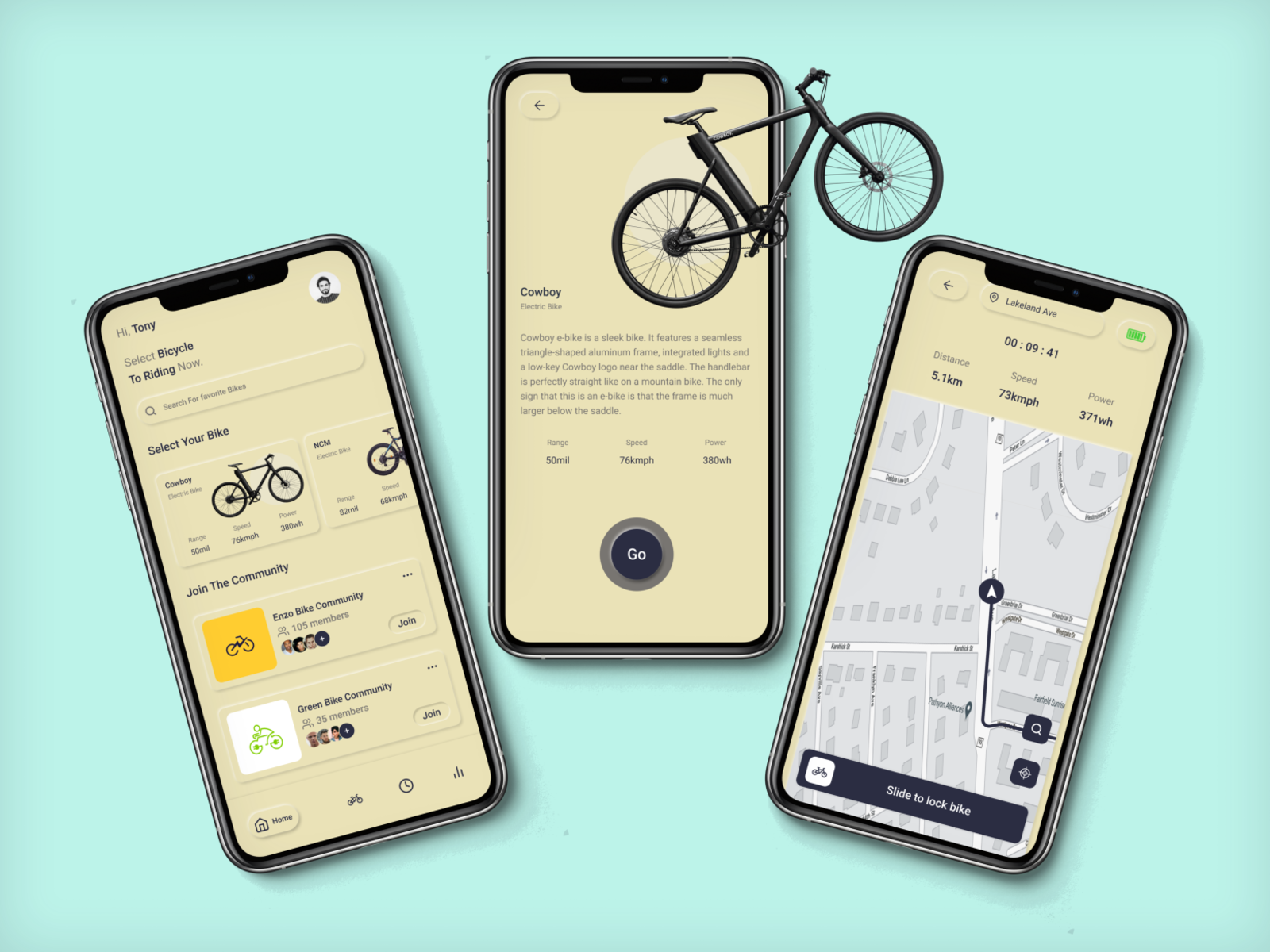 EBike App by Debasis Dash on Dribbble