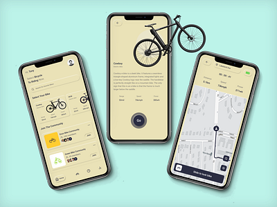 E-Bike App app branding design graphic design illustration minimal typography ui ux vector