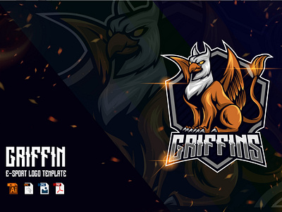 Griffin E-sport Logo Template