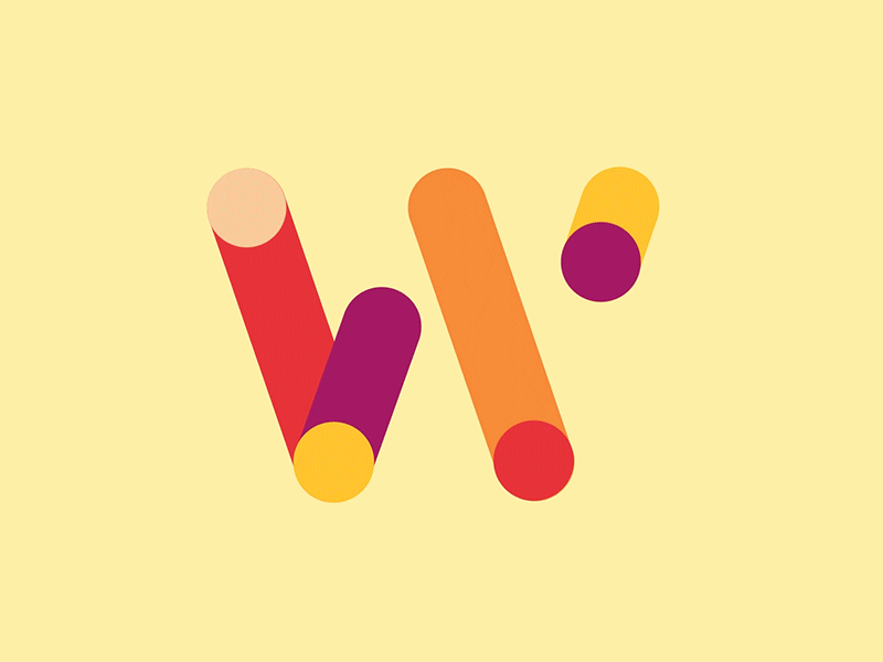 W + Projcet File - 36daysoftype 2d animation 36days w 36daysoftype after effects animation illustration illustrator motion design motion graphics photoshop type typography