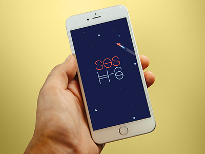 IOS and Android Game SOS H-6 android beacons character estimote game illustration ios ui