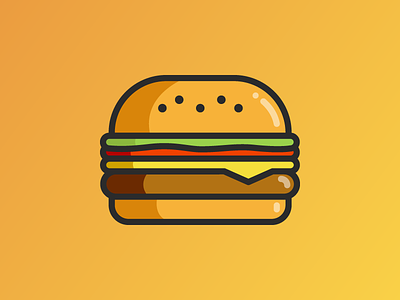 mmmunchies - Slack bot app bot burger hamburger icon logo slack ui