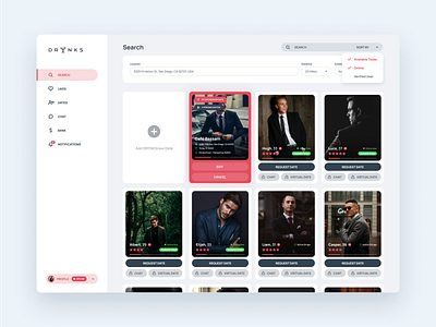 DRYNKS app branding design logo ui ux