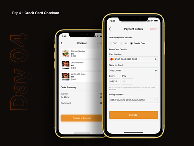Check Out Screen app app design card details checkout credit card ios minimal payment ui ux