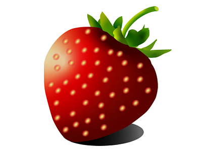 Strawberry Vector Art 🍓 :) adobe illustrator illustration illustrator artwork strawberry artwork strawberry illustration strawberry vector vector artwork