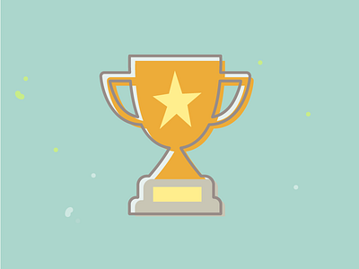 Success Email Illustration celebratory gratification icon microsoft offset star trophy user win yammer yas