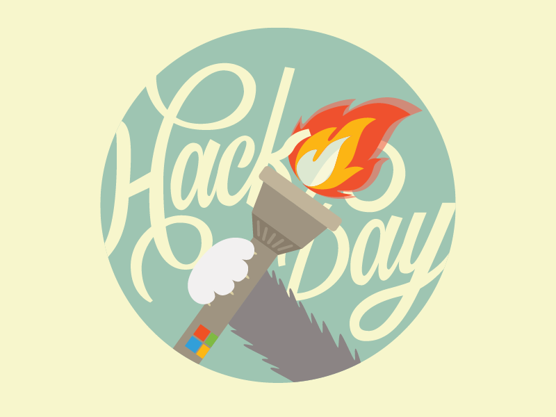 Microsoft Hack Day Medal by Jiajia Chen for Yammer Design on Dribbble