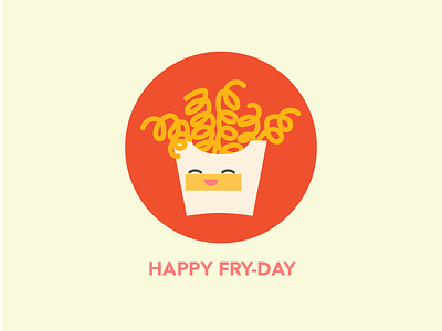 Woopie burger fast food flat french fries friday happy icon illustration weekend