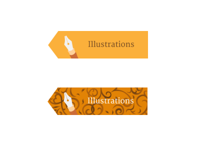 Illustration Hover State Buttons