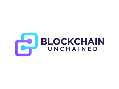 Blockchain Unchained Logo bitcoin blockchain cryptocurrency logo