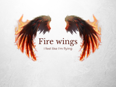 fire wings branding design desin gaming gaminglogo icon logo logo for brandant logo game minimal simple logo