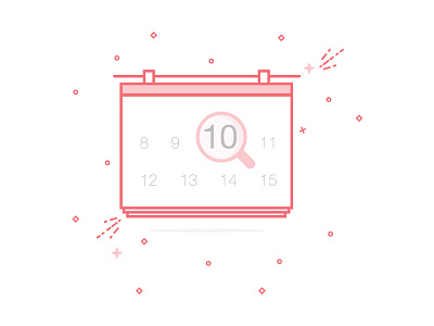 Events Icon calendar event flat icon pink vector