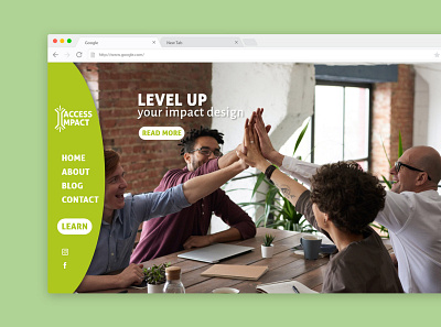 Access Impact Branding branding design logo mockup ui vector web webdesign