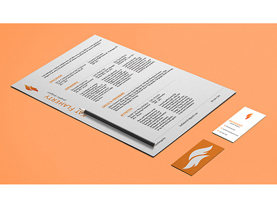 Personal Branding 2016 2016 branding business card fire flare mockup orange personal resume