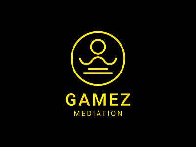 Mediation Logo logo meditation minimalist yoga logo