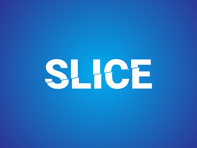 Slice Logo concept logo sliced vector