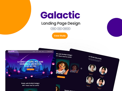 Stunning Landing Page | Galactic