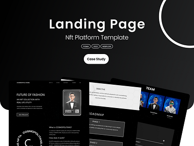 Nft Platform | Landing Page Webflow