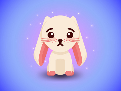 Cute bunny🐰 animal bunny character cute design illustration