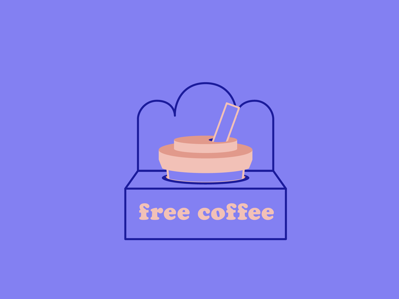 Take the coffee or else the Coffee will come itself🎃 30dayschallenge 30daysofdesign adobe illustrator after effects animation animation2d character design coffee cup cute flat illustration mograph motion graphics