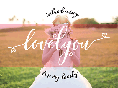 Lovelyou Script Font calligraphy card elegant font handlettering handwriting handwritten love magazine t shirt typography