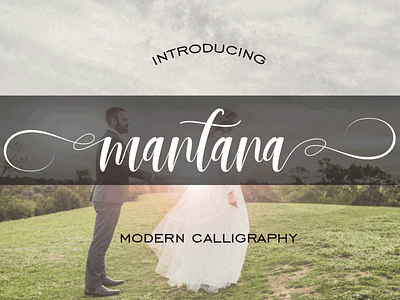 Mantana Script Font calligraphy card elegant font handlettering logo love signature t shirt typography
