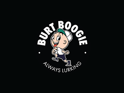 Burt Boogie Sticker character retro character sticker