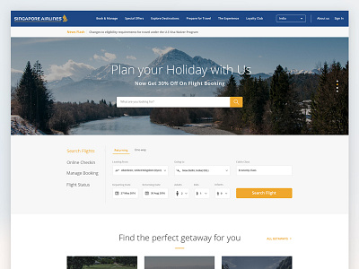 Airlines airlines booking landing page travel ui ux web