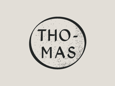 Thomas calligraphers identity logo mark thomas