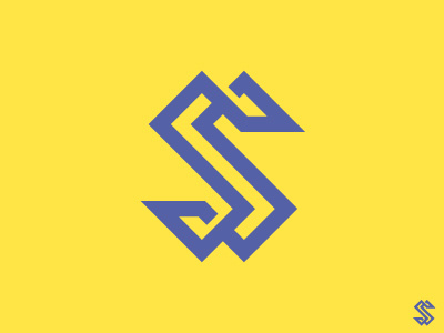 SS infinity logo monogram purllow purple yellow yurple