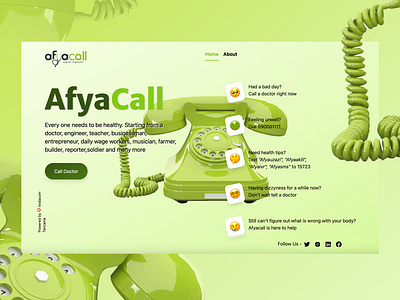 AfyaCall Website (www.afyacall.co.tz)