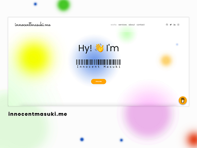 Personal Portfolio Website (innocentmasuki.me)