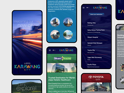 Lippo Karawang City - Mobile Website Profile apartment brand design design house landingpage ui ux web design website