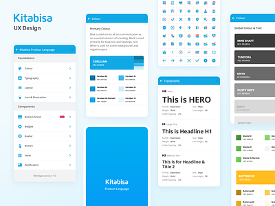 Kitabisa Product Language (MiniApp) app design design system illustration interaction micro typography ui ux