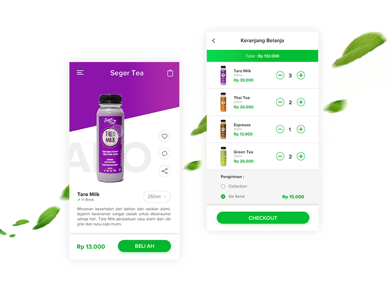 #Exploration Segertea Animation Slides interaction slides shopping bag animation ux apps