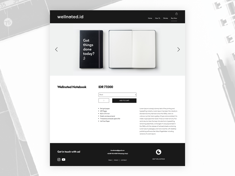 Wellnoted woocommerce online shop ux ui