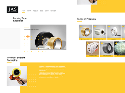 Packing Tape Specialist packing tape ui wesbite yellow