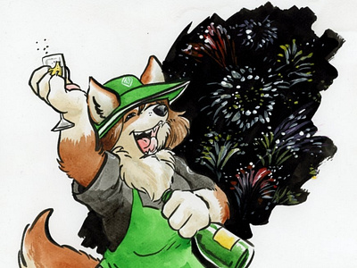 Happy New Year From Maxine by Cervelet