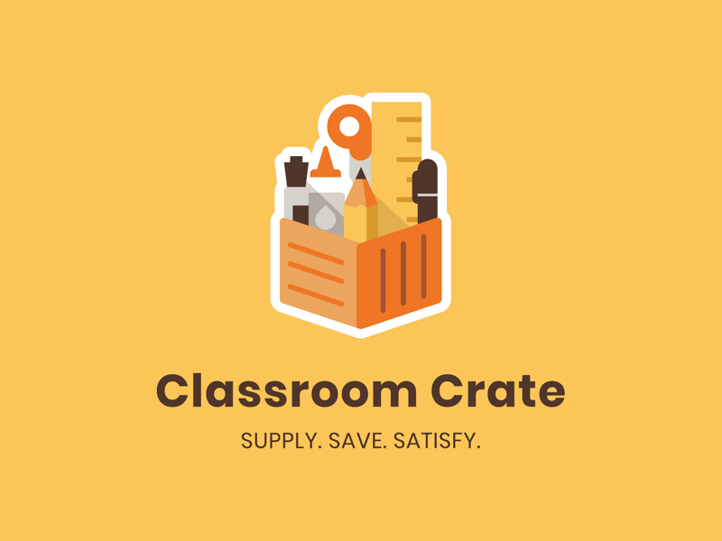 Classroom Crate Logo classroom crate logo school supplies