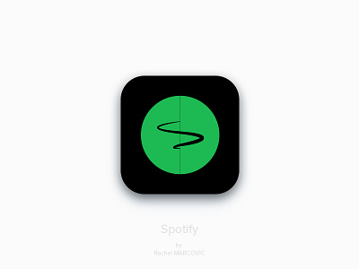 Spotify App Icon DailyUI #005 100 day ui challenge daily challange design designthinking logo ui uidesign webdesign