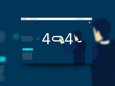 DailyUI 404 Page 100 day ui challenge daily challange designthinking illustration uidesign ux webdesign