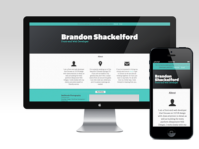 bshackelford(dot)com front end front end developer portfolio web web design web development